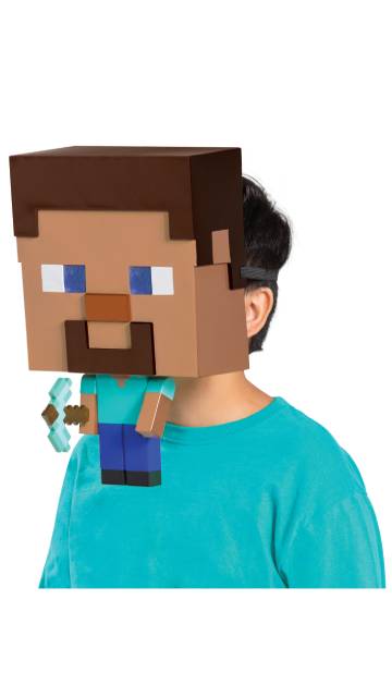Minecraft Steve Move A Mask