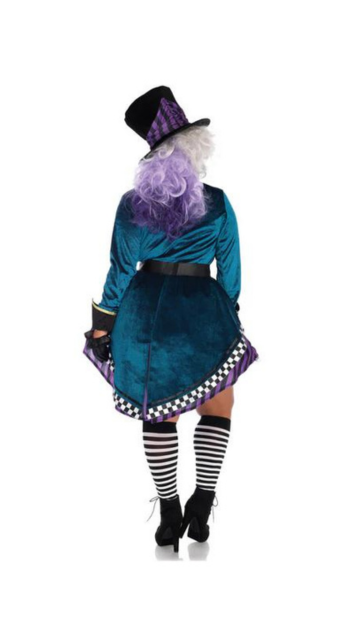 Plus Size Delightful Mad Hatter Costume