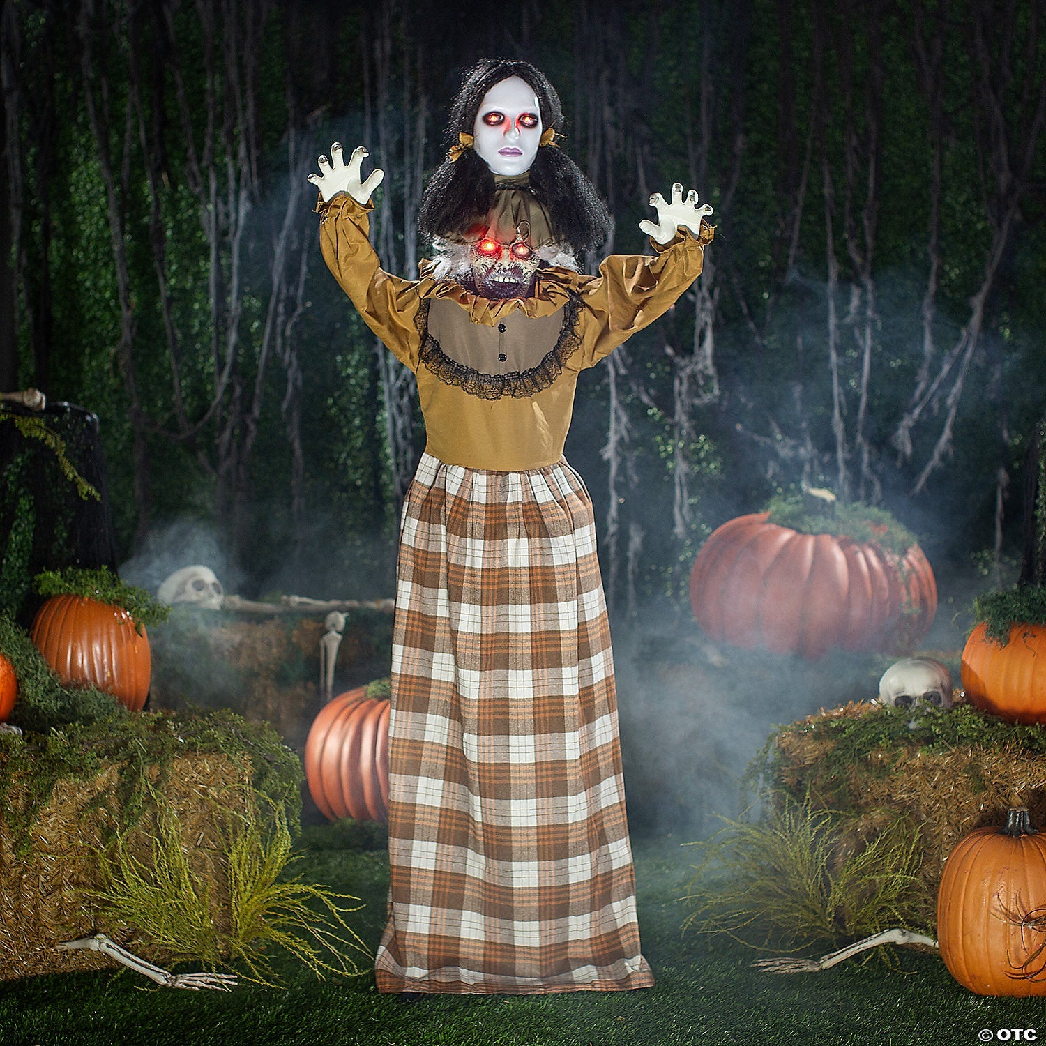 Creepy Woman Garden Decor