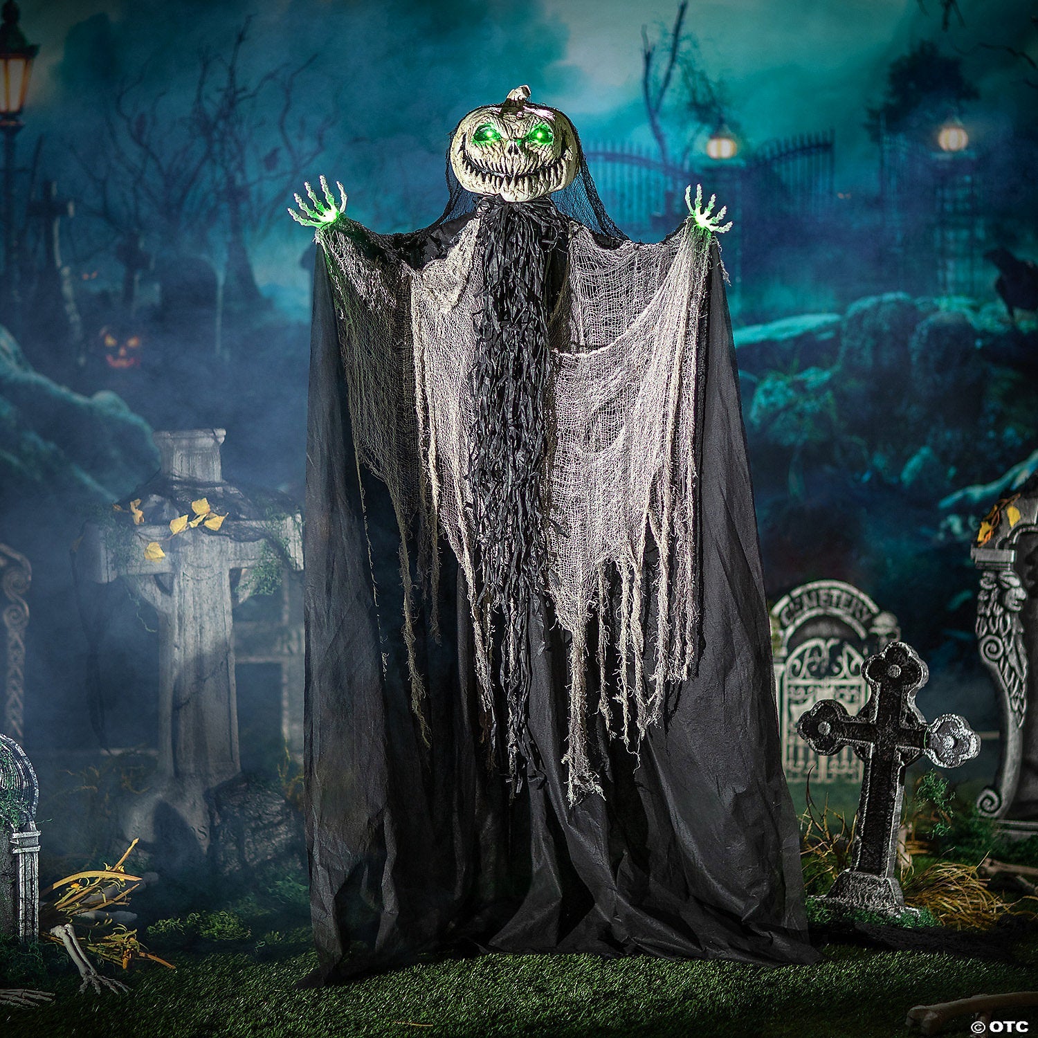 LED Pumpkinman Decoration