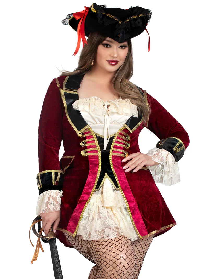 Elegant Pirate Captain Costume