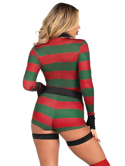 Edgy High Neck Romper