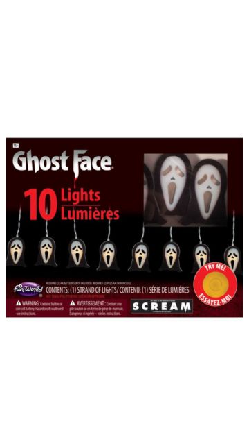 10 Ghost Face® String Lights