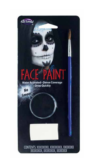 Black Water Activated Face Paint