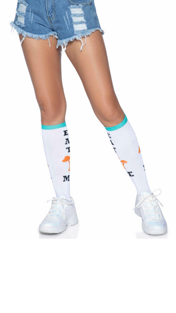 Eat Me Knee High Socks - SoulofHalloween