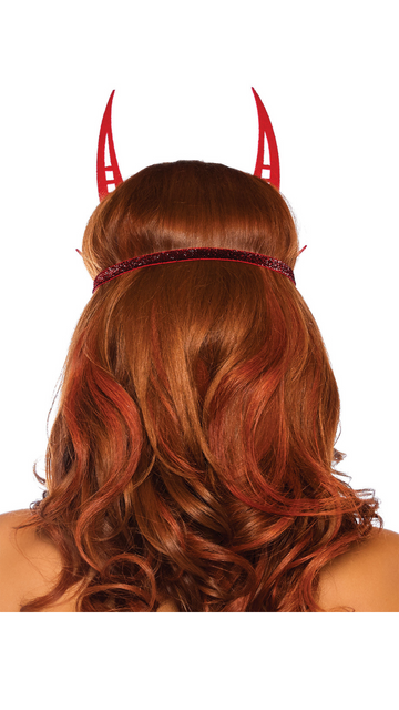 Glitter Die Cut Devil Masquerade Mask - SoulofHalloween
