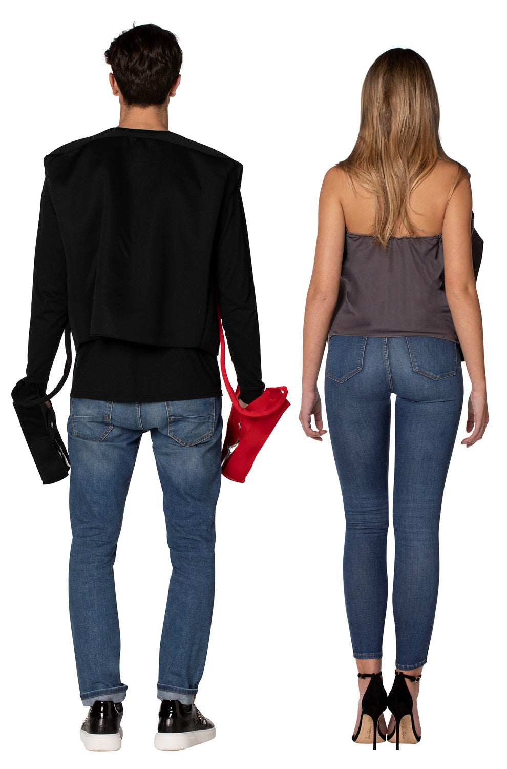 Battery and Jumper Cables Couple Costume