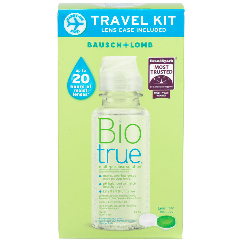 Bio True Contact Lens Solution Travel Kit