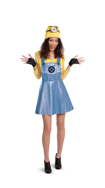 Minion Stuart Deluxe Women`s Costume - SoulofHalloween