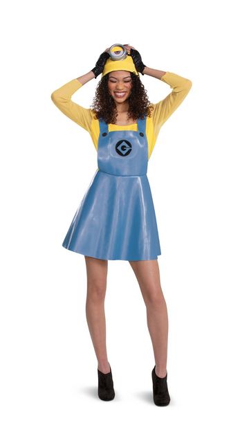 Minion Stuart Deluxe Women`s Costume - SoulofHalloween