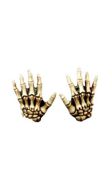 Bone-Colored Junior Skeleton Hands