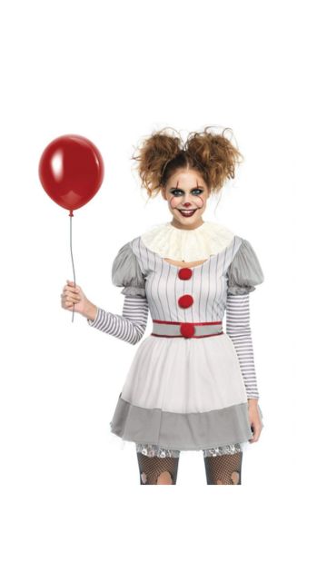 Disturbing Creepy Clown Costume