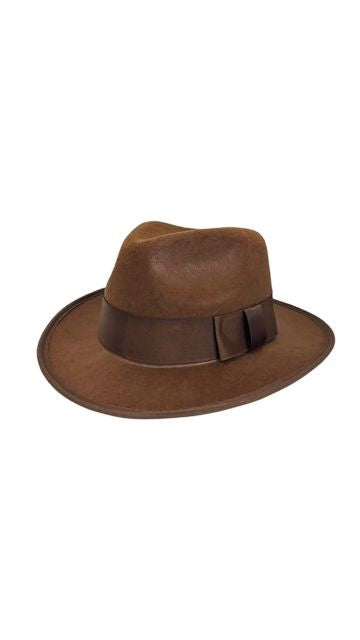 Classic Brown Fedora Hat