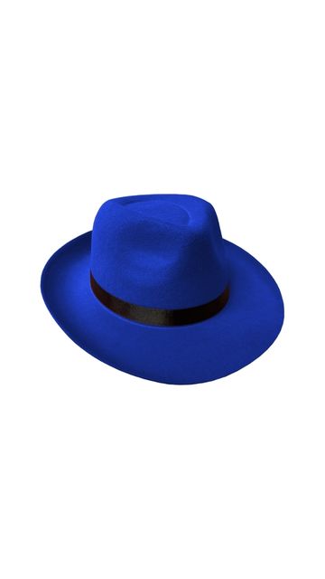 ADULT S BLUE 20S GANGSTER FEDORA HAT SoulofHalloween