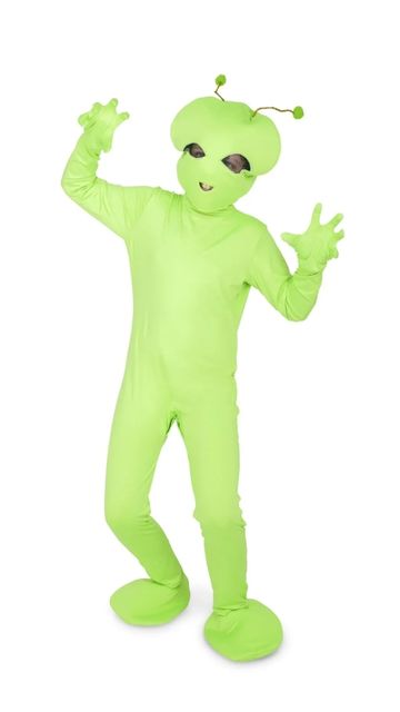 OUTER SPACE ALIEN INVADER KID'S COSTUME