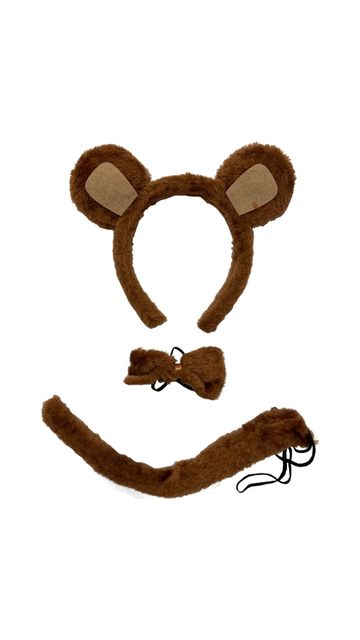 FANCY BEAR ANIMAL COSTUME ACCESSORY SET