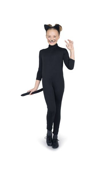 CUTE BLACK CAT KID'S COSTUME