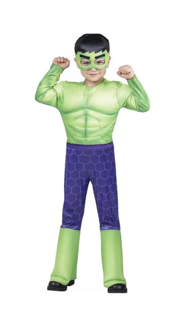 Toddler Hulk Superhero Costume