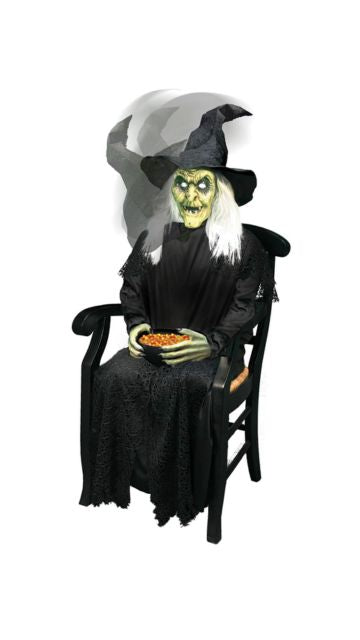 Sitting Witch Halloween Prop