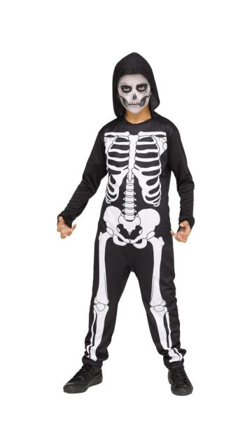 Skeleton Jumpsuit Costume
