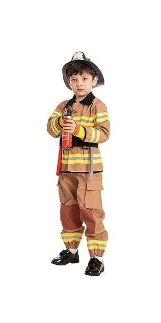 Child Unisex Fireman Costume-