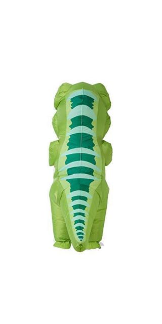 Full Body Inflatable Dinosaur Costume for Kids - One Size - 6ft Tall