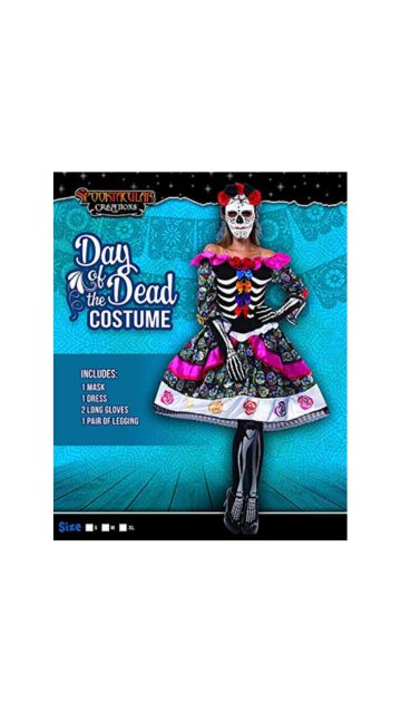 Women's Day The Dead Spanish Costume Set Cosplay