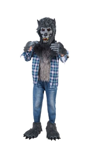 Deluxe Werewolf Costume Set for Kids - Spooktacular Creations Unisex Outfit