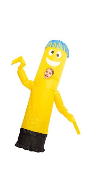 Yellow Inflatable Tube Dancer Costume