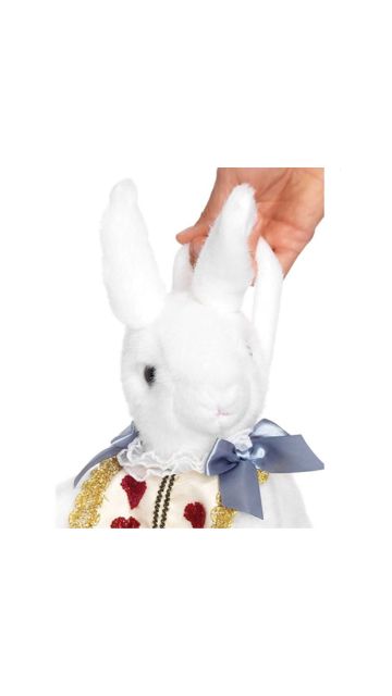 Wonderland White Rabbit Purse