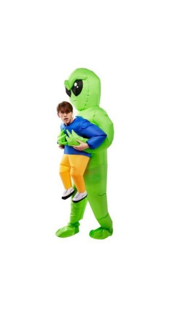Alien Inflatable Ride-On Costume