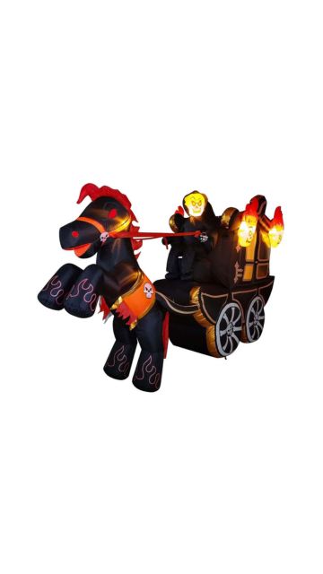 Giant Inflatable Carriage Decor