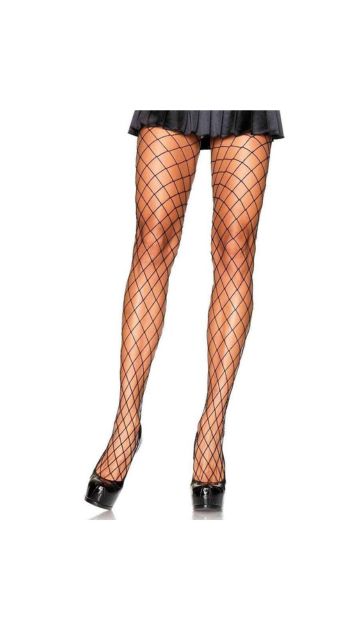 Spandex Diamond Net Pantyhose