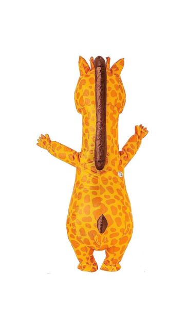 Adult Unisex Giraffe Full Body Inflatable Costume-One Size