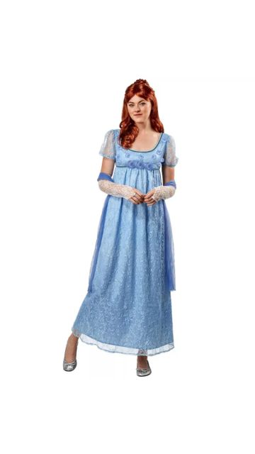 Bridgerton - Daphne Bridgerton Blue Lace Dress