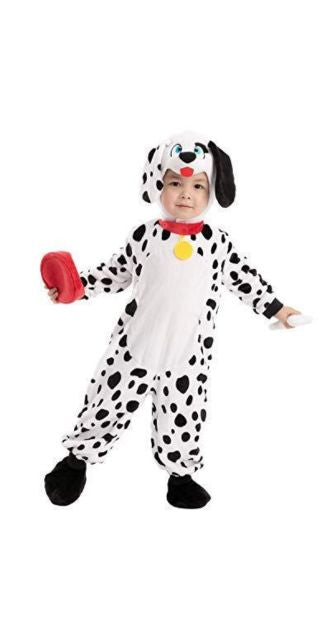 Spooktacular Creations Halloween Baby Dalmatian Puppy Costume for Toddler Kids Dog Costume Trick or Treat Party