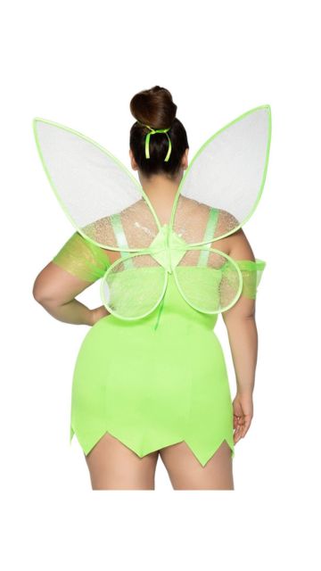 Plus Pretty Pixie With Wings Costume