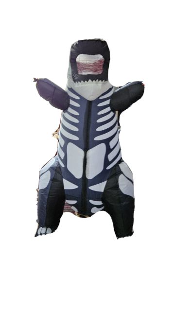 Skeleton T-rex Full Body Inflatable Costume