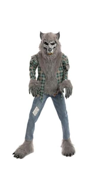 Deluxe Werewolf Costume Set for Kids - Spooktacular Creations Unisex Outfit