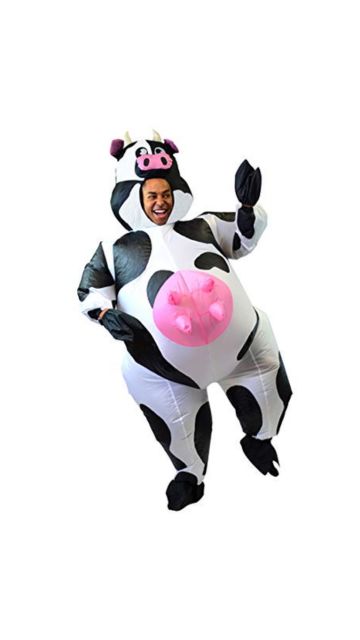 Adult Unisex Cow Full Body Inflatable Costume-One Size