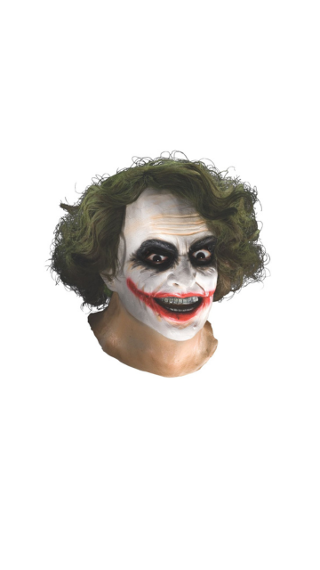 Joker Latex Mask with Hair