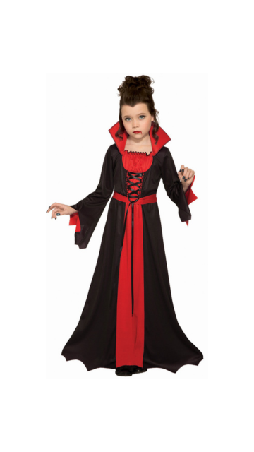 Kids Vampiress Costume Set