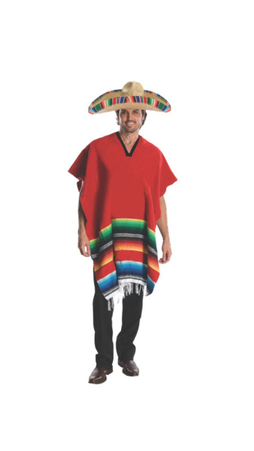Men's Poncho and Hat Set