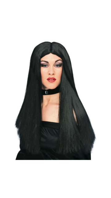 24" Witch Wig- Black