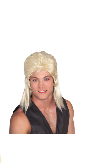 Blonde Mullet Wig