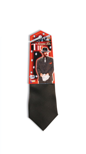 Black Gangster Tie