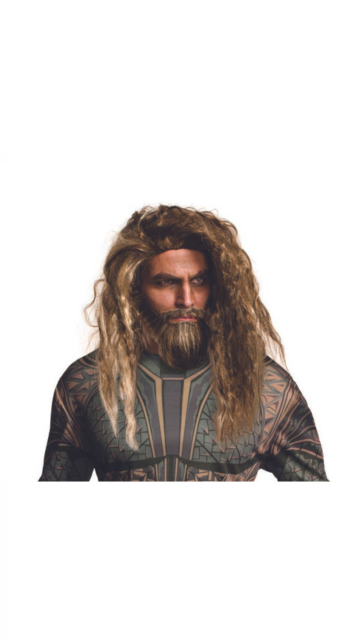 Aquaman Wig and Beard Set