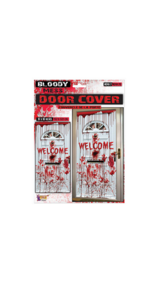 Bloody Welcome Door Cover
