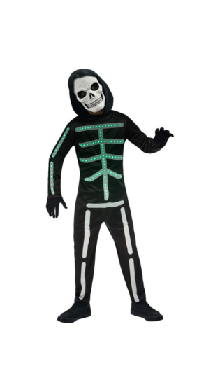 Light Up Skeleton Costume