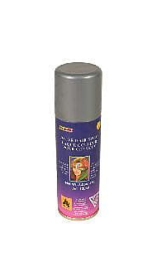 Silver Hairspray for Costumes